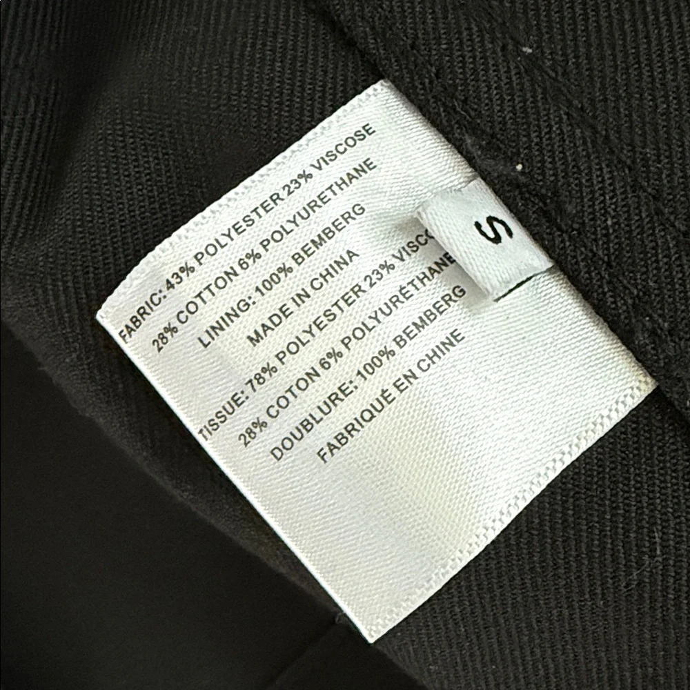 Proenza Schouler Black and Ecru Windowpane Utility Jacket Sz S - Picture 9 of 9
